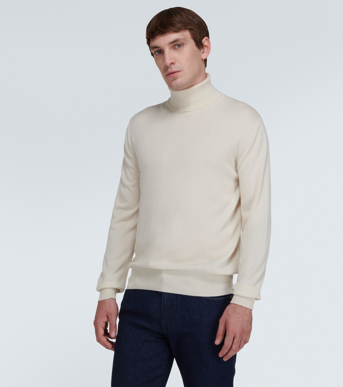 Cashmere turtleneck sweater | Loro Piana