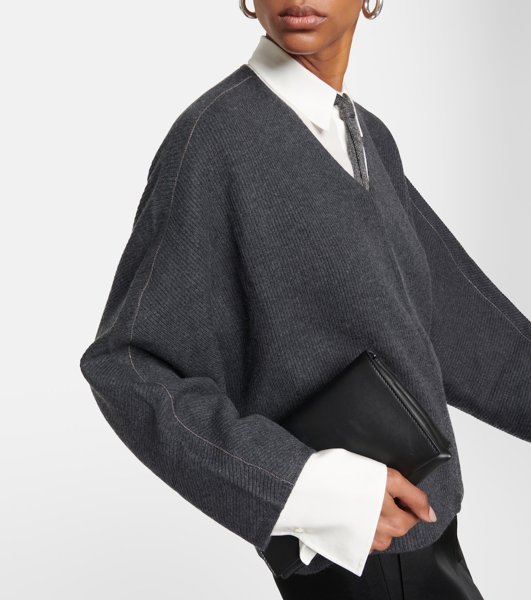 Jersey de lana, cachemir y seda | Brunello Cucinelli