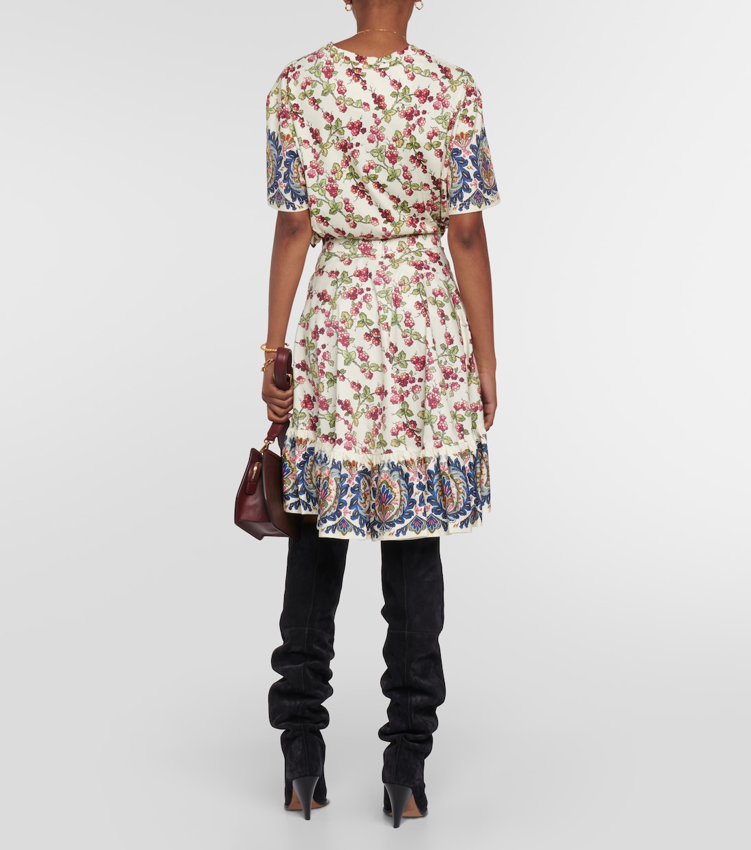 Minifalda de algodón estampada | Etro