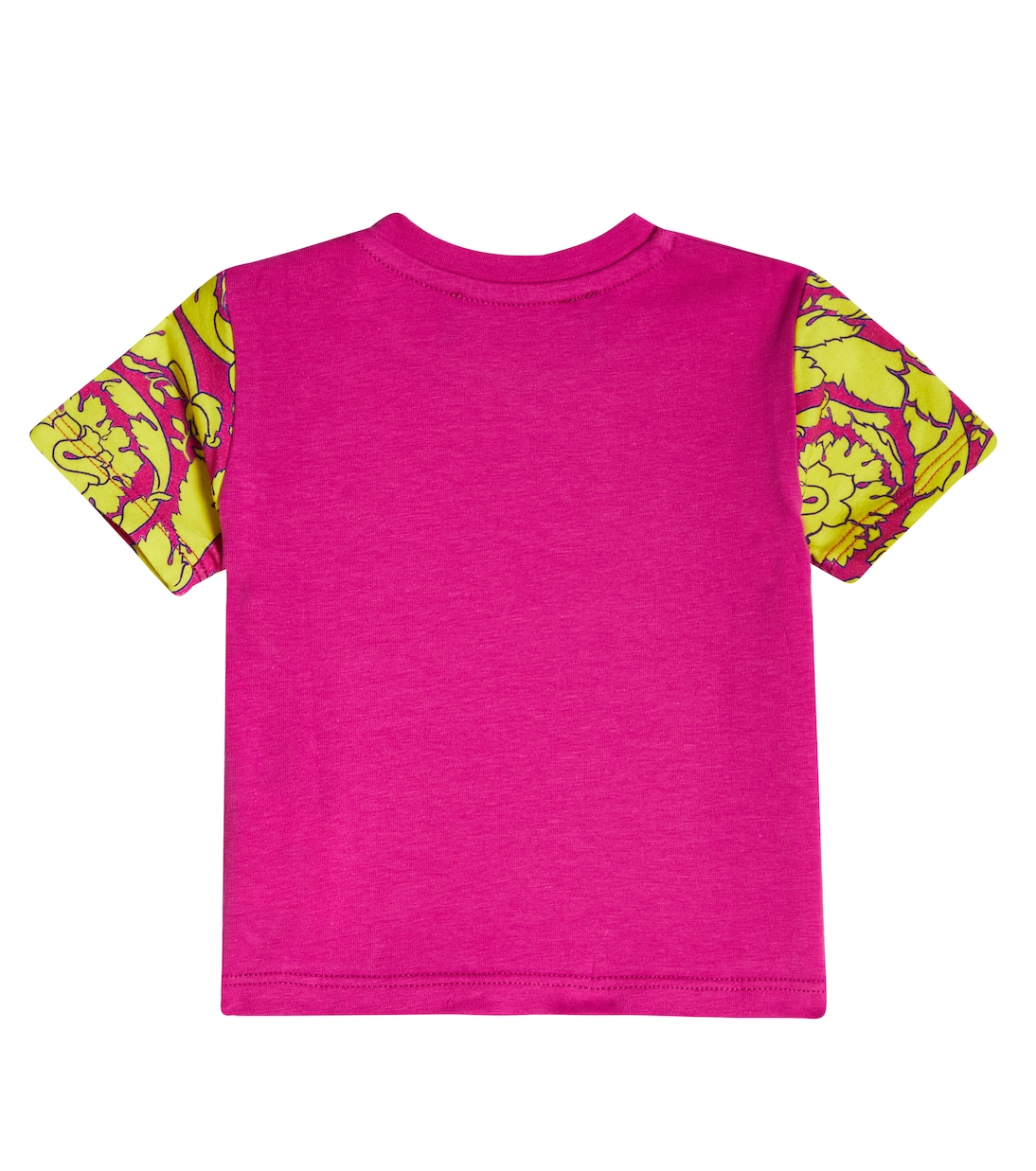 Baby Barocco Silhouette cotton-blend T-shirt | Versace Kids
