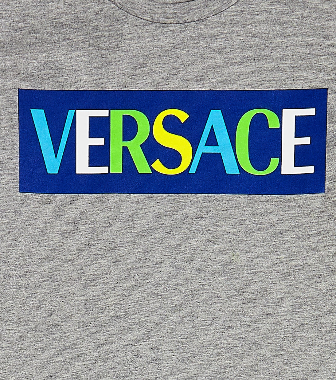 로고 코튼 저지 티셔츠 | Versace Kids
