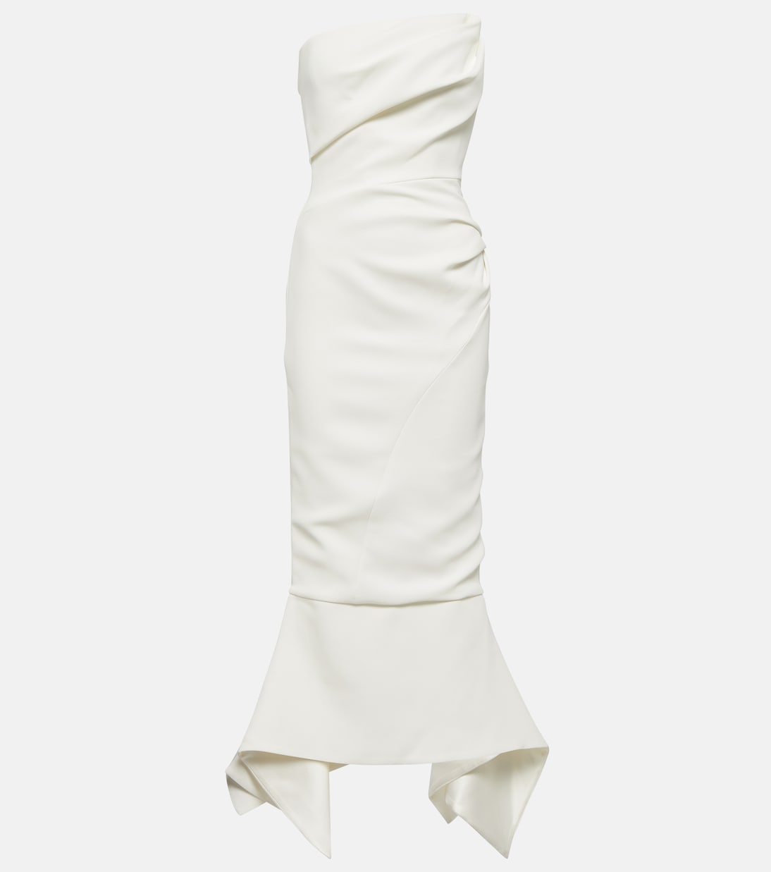 Suffix off-shoulder crêpe gown | Maticevski