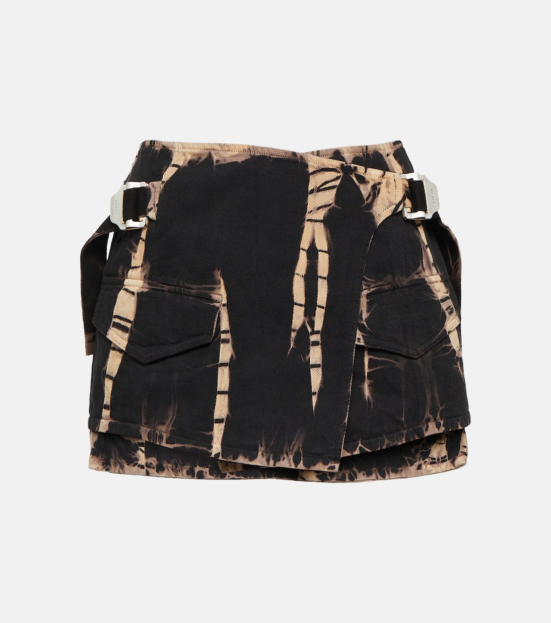 Mini-jupe portefeuille en denim | Dion Lee