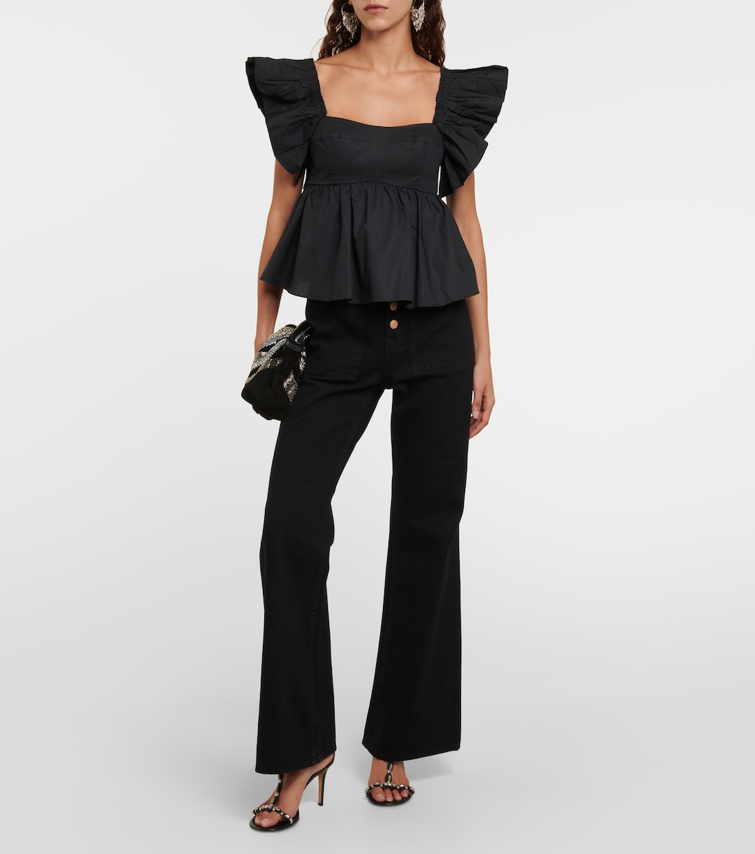 Top Romi en popelín de algodón | Ulla Johnson