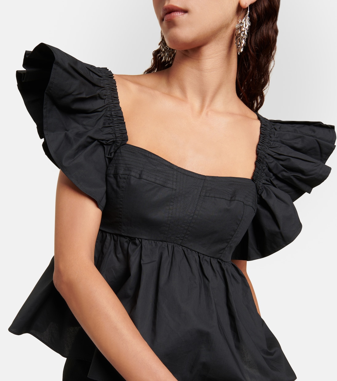 Top Romi en popelín de algodón | Ulla Johnson