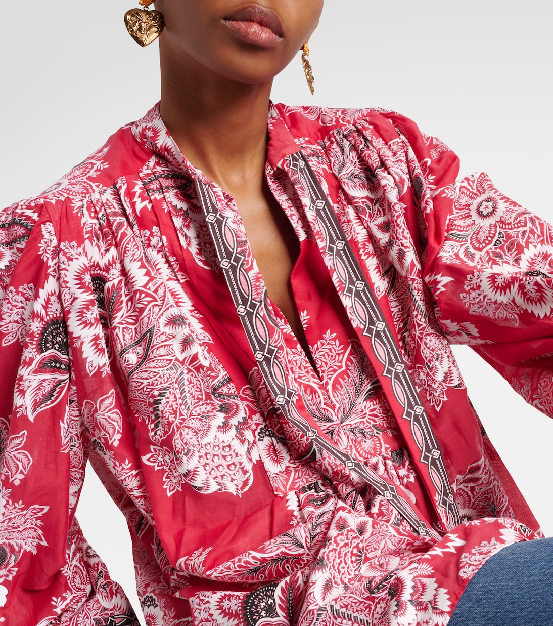 Bedruckte Bluse aus Baumwolle und Seide | Etro