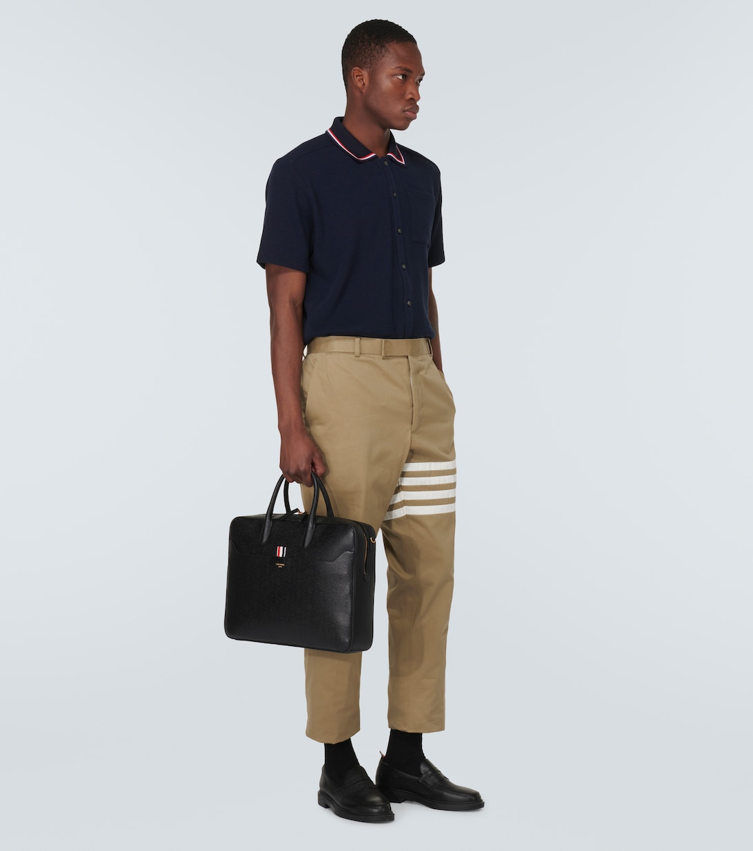 Cotton polo shirt | Thom Browne