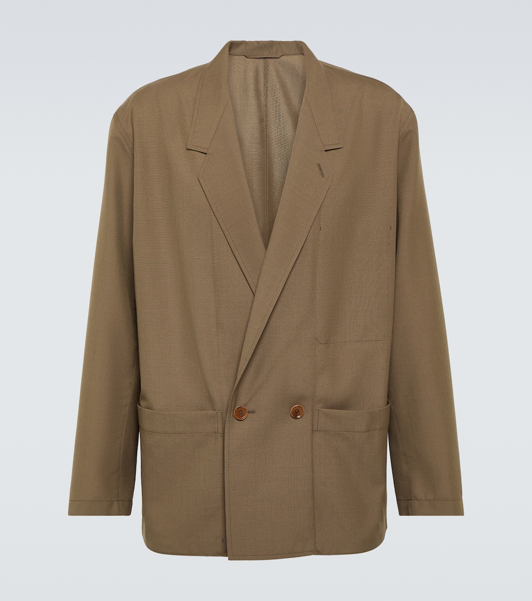 Double-breasted twill jacket | Lemaire