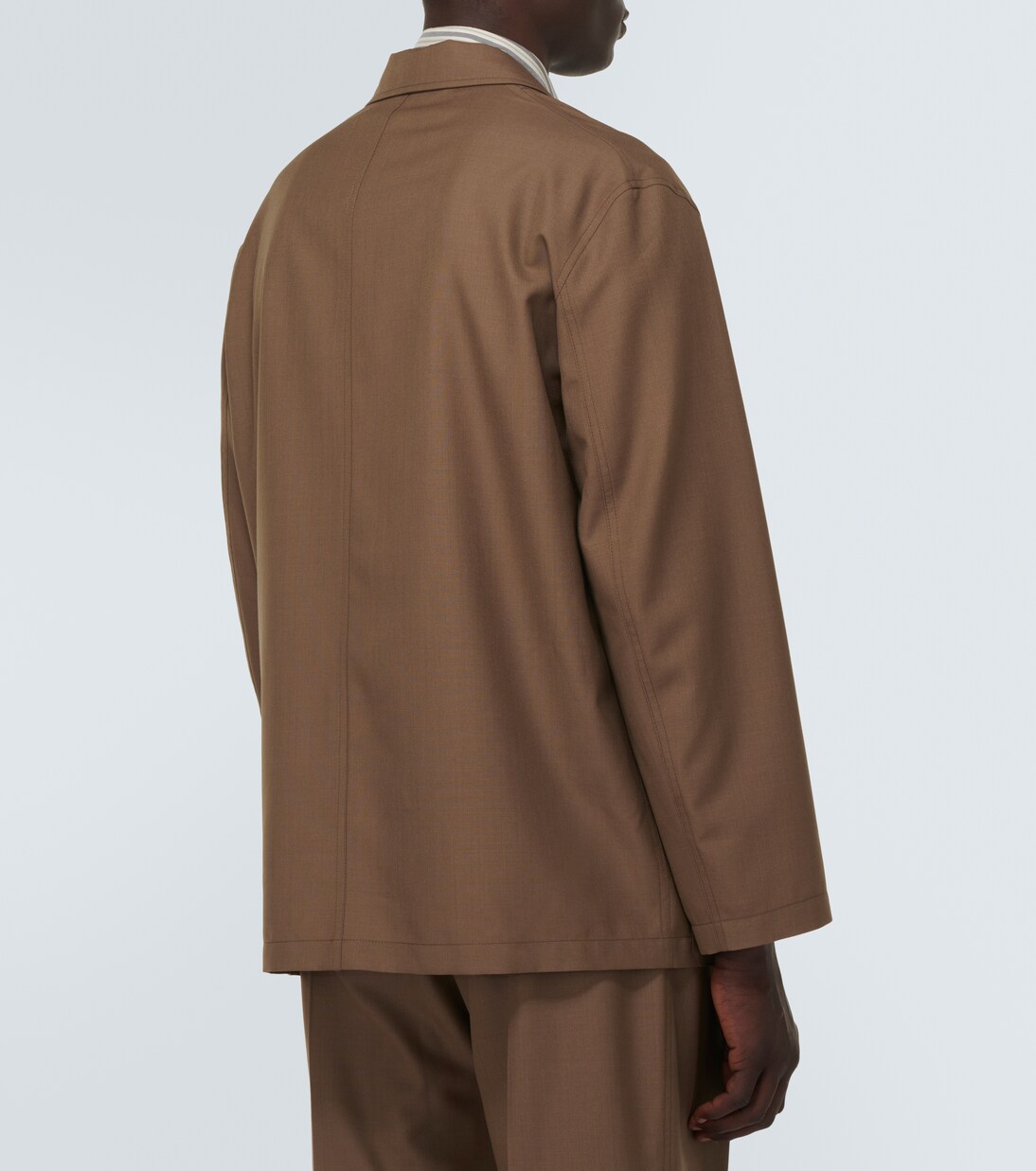 Double-breasted twill jacket | Lemaire