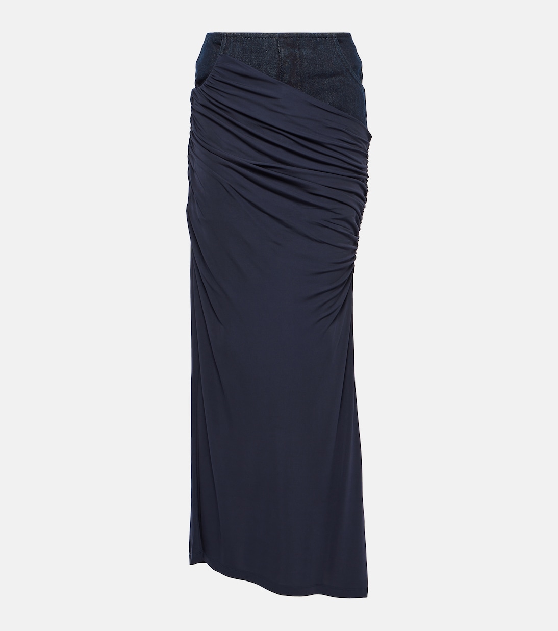 Jupe longue en denim | Christopher Esber