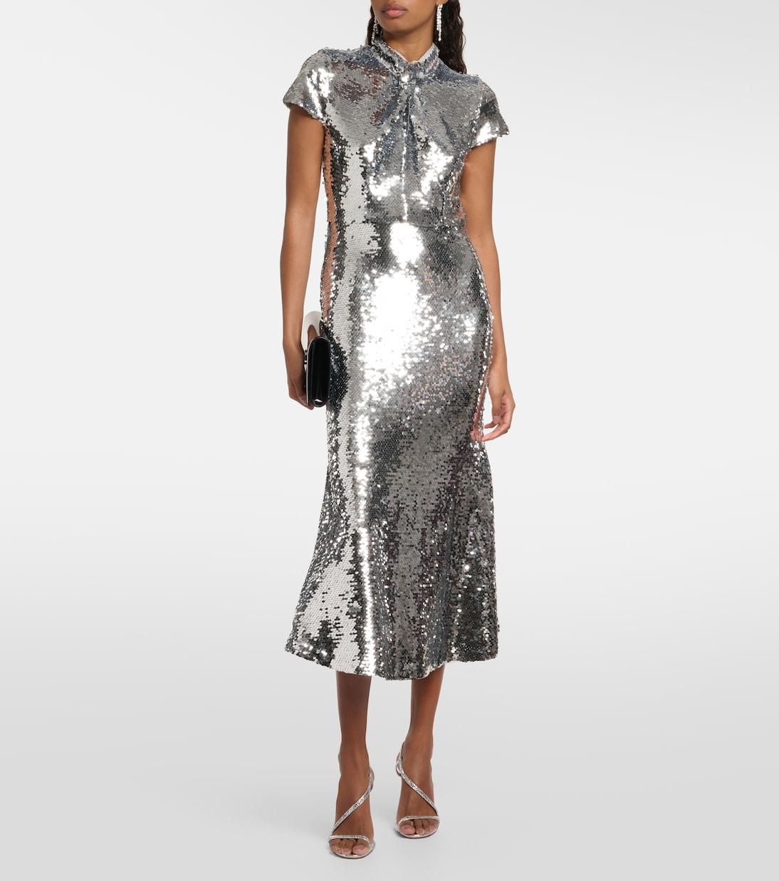 Sequined midi dress | Self-Portrait