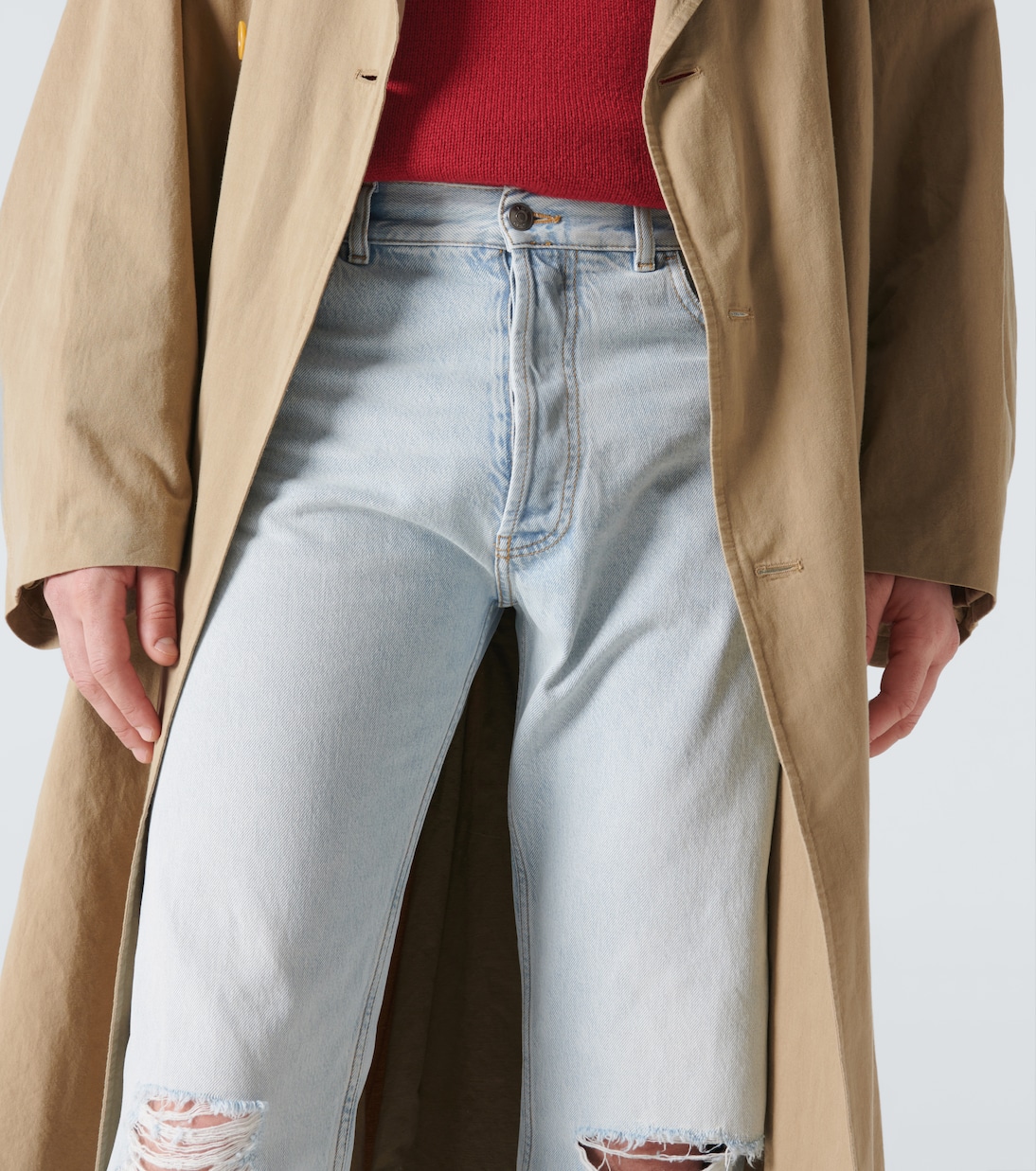 Jeans regular Burted distressed | The Row