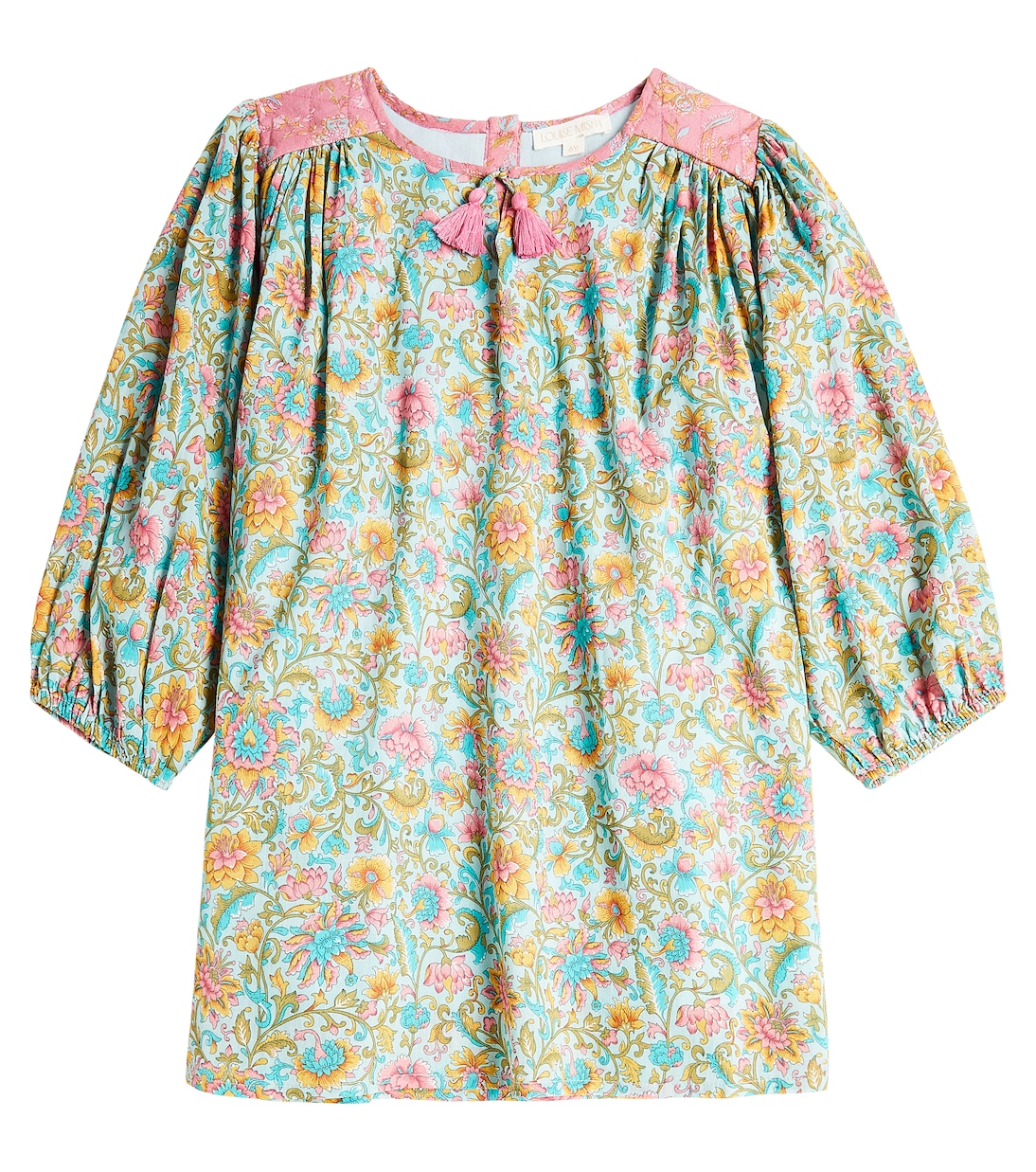 Robe Eugenie en coton à fleurs | Louise Misha