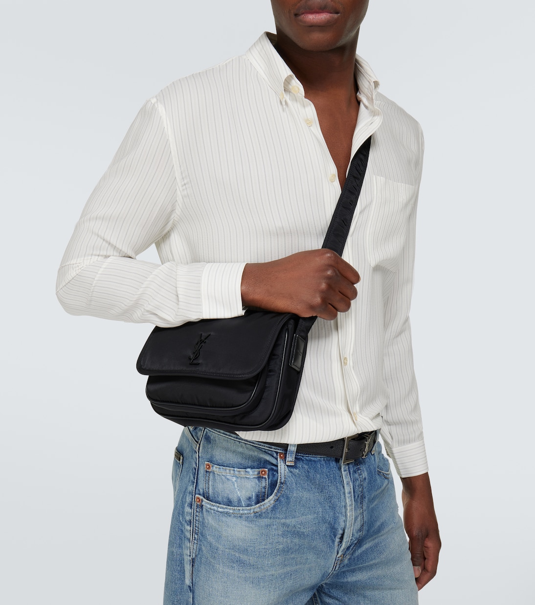 Messenger Bag Niki Small mit Leder | Saint Laurent
