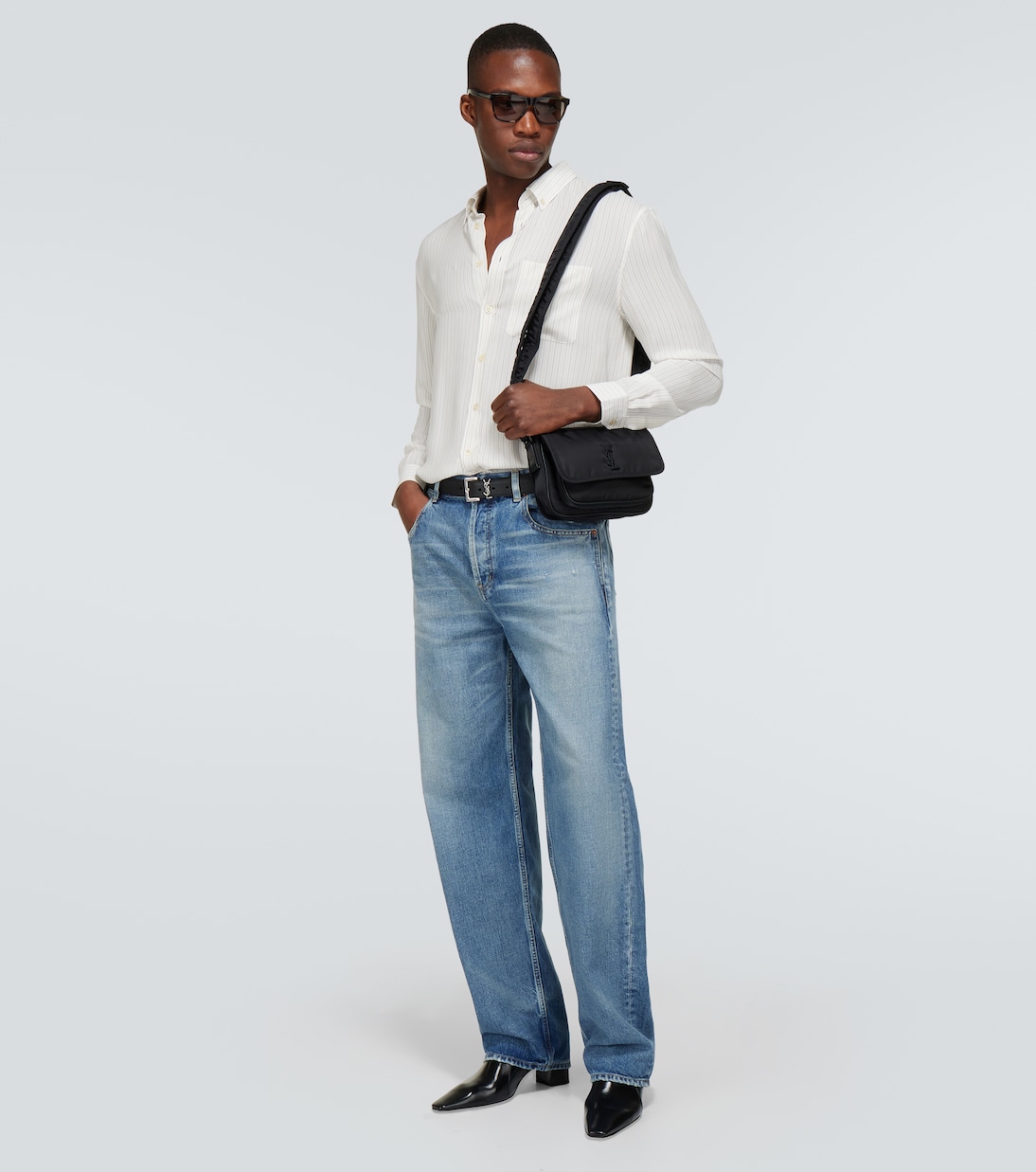 Messenger Bag Niki Small mit Leder | Saint Laurent