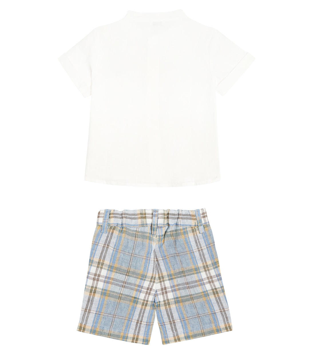 Bébé – Set chemise et short en lin | Il Gufo