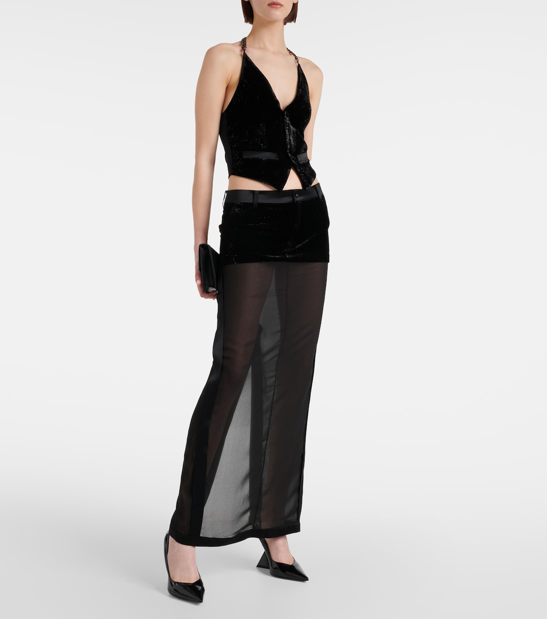 Mesh maxi skirt | Didu