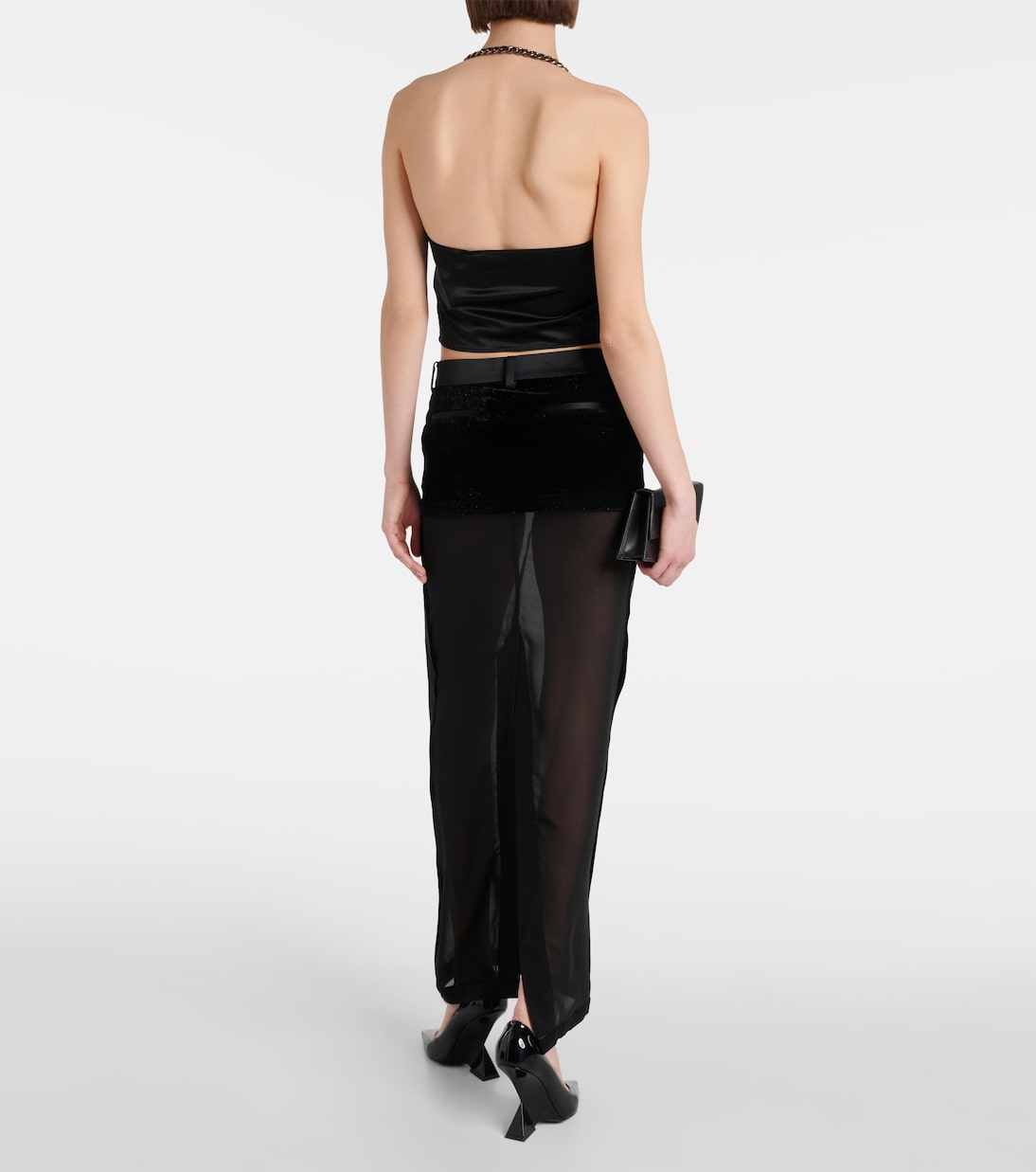 Mesh maxi skirt | Didu