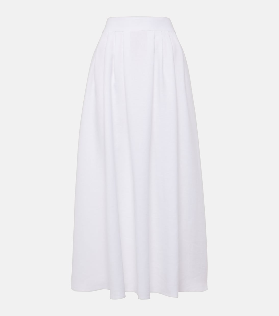 Jupe midi Sabina en lin | Loro Piana
