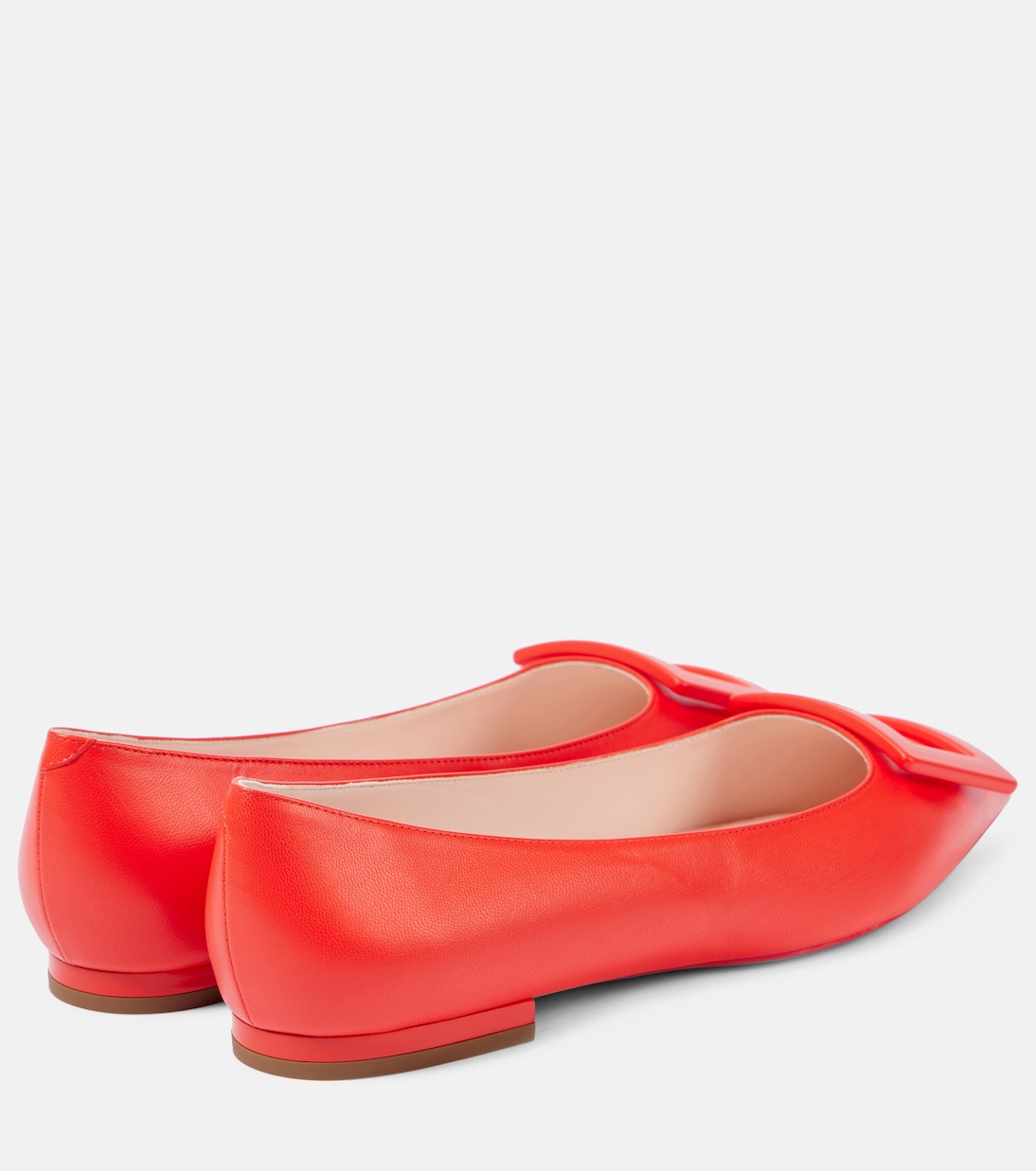 Ballerinas Gommettine Ball aus Leder | Roger Vivier