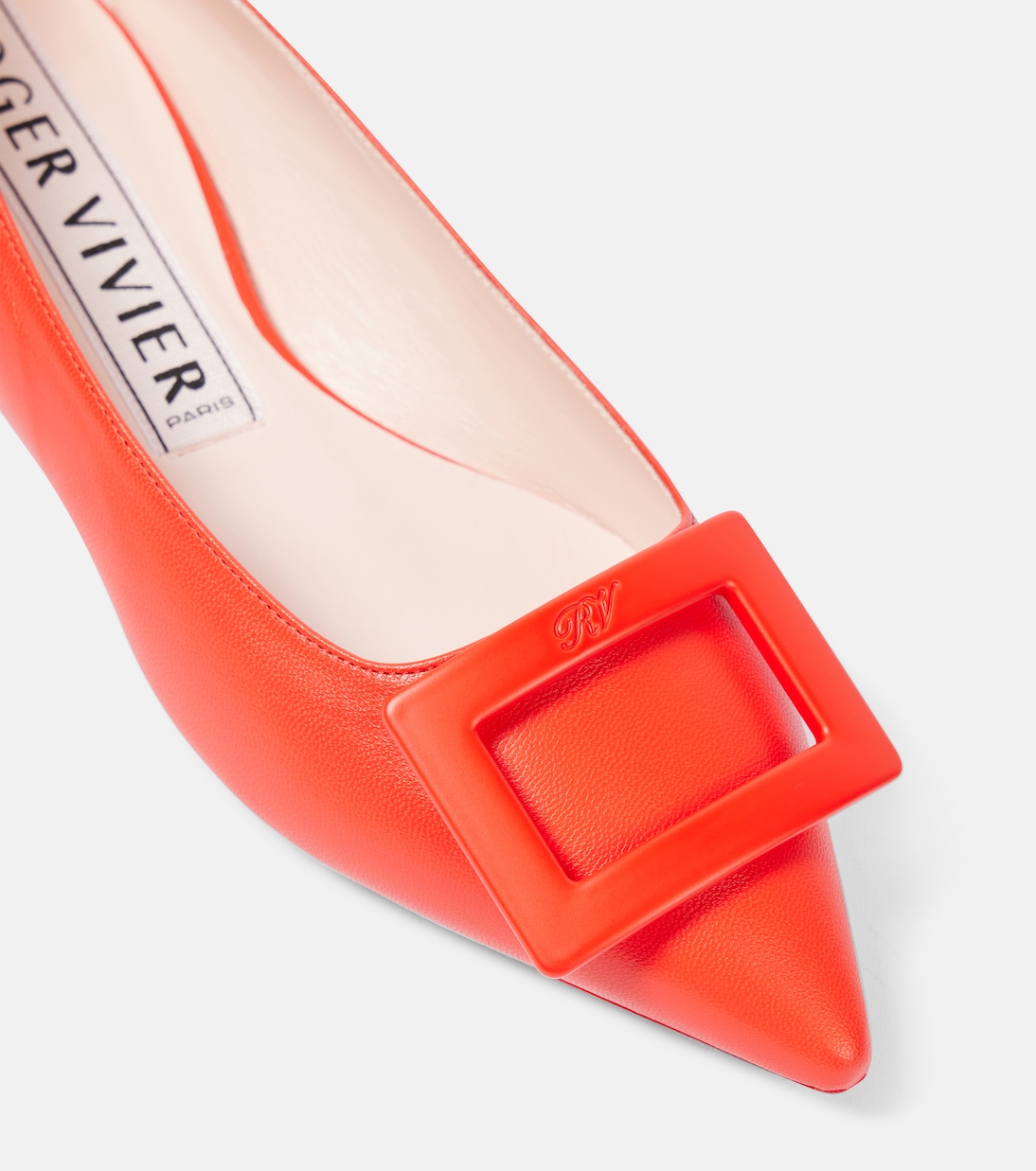 Ballerinas Gommettine Ball aus Leder | Roger Vivier