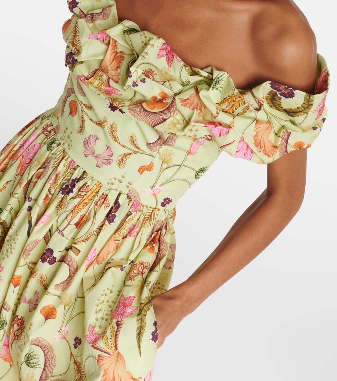 Maxikleid Espliego Habitat aus Baumwolle | Agua by Agua Bendita