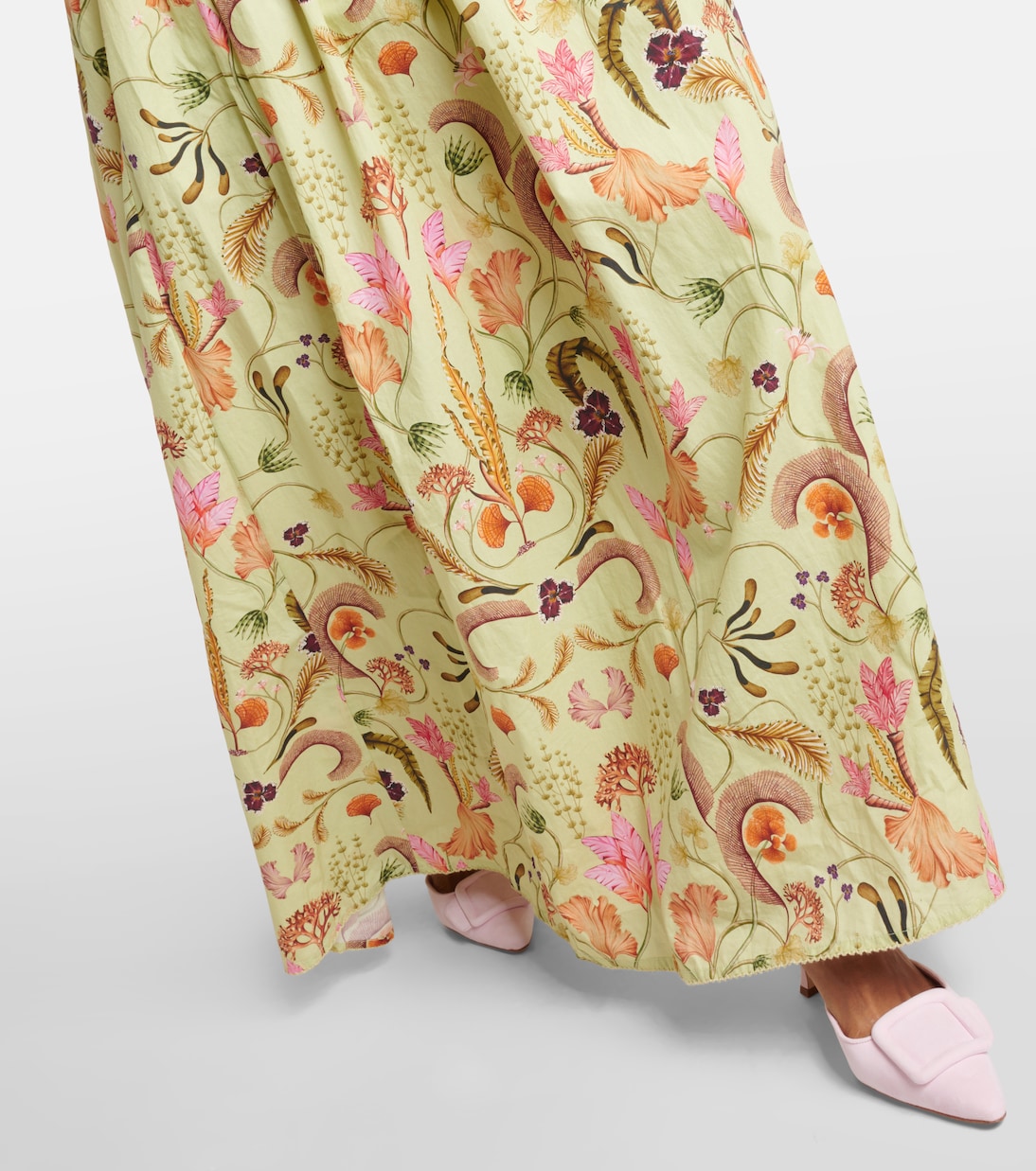 Maxikleid Espliego Habitat aus Baumwolle | Agua by Agua Bendita