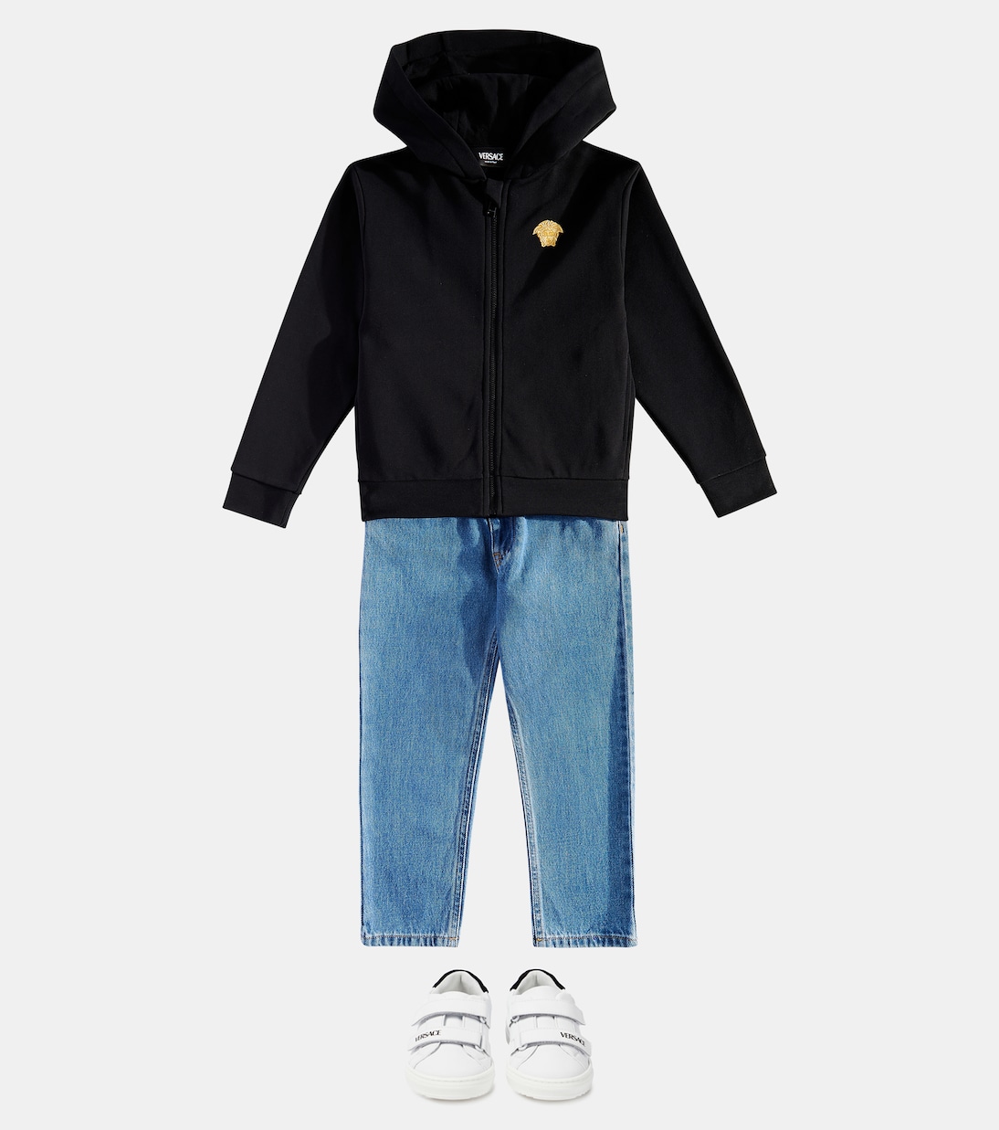 Sudadera Medusa de jersey con cremallera | Versace Kids