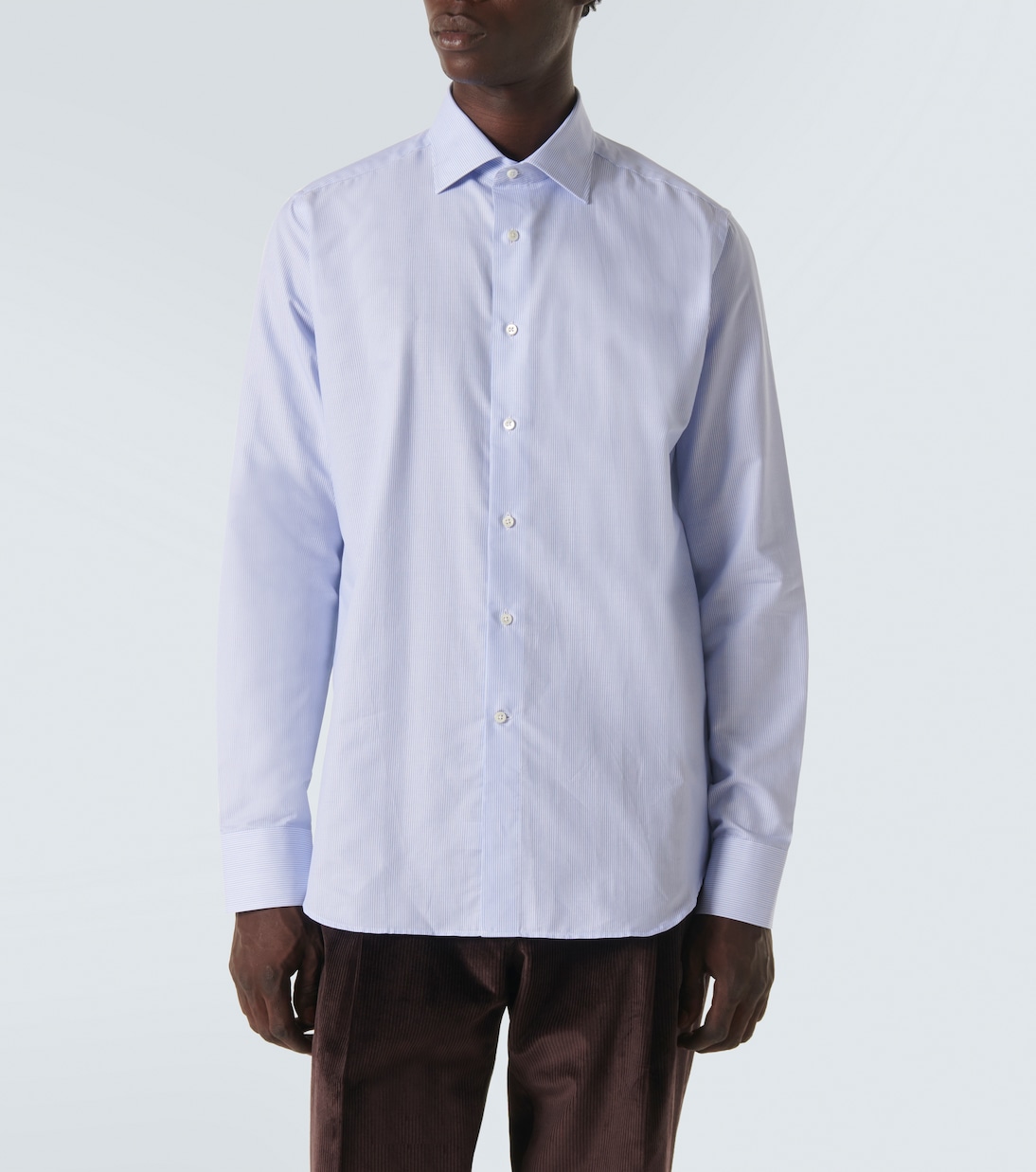 Camicia in popeline di cotone a righe | Canali