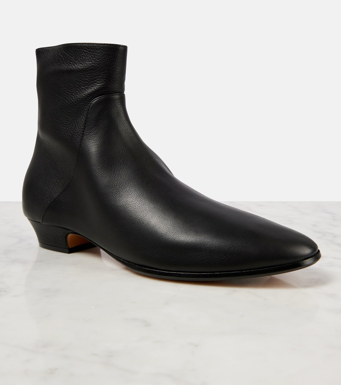 Bottines Hereditas en cuir | The Row