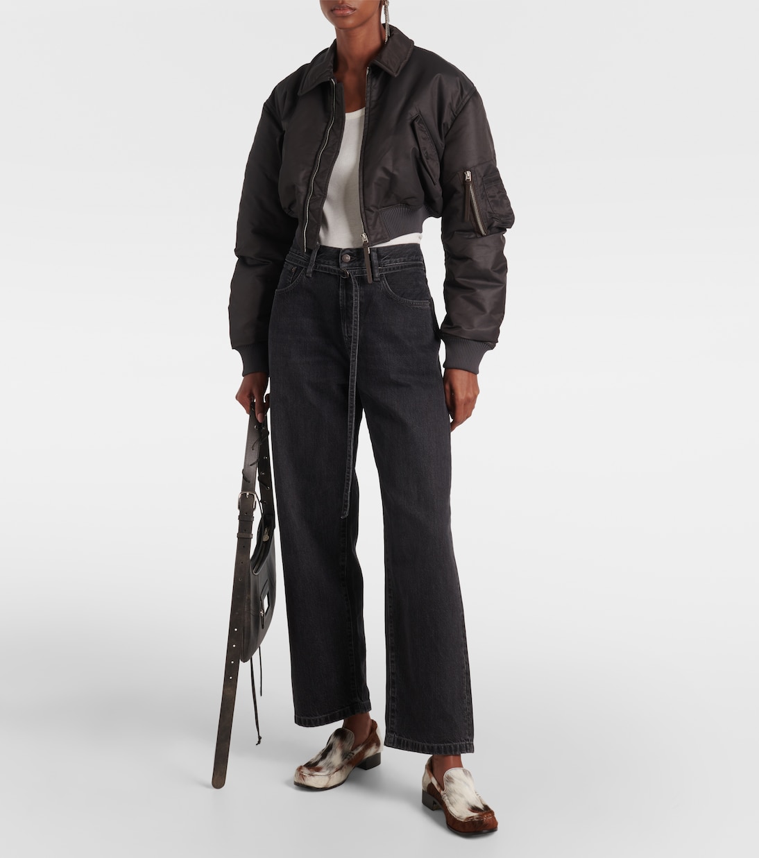 Cropped bomber jacket | Acne Studios