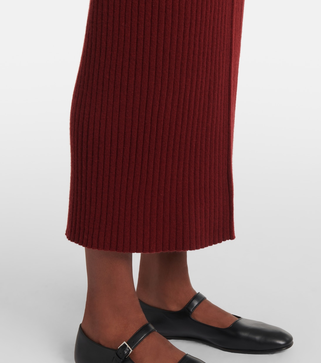 Cashmere midi skirt | Jardin des Orangers