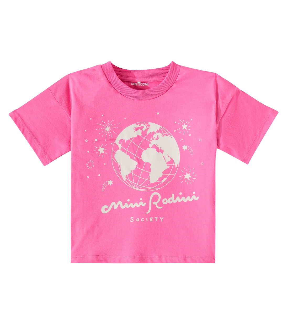 T-Shirt Mini Rodini Society aus Baumwoll-Jersey | Mini Rodini