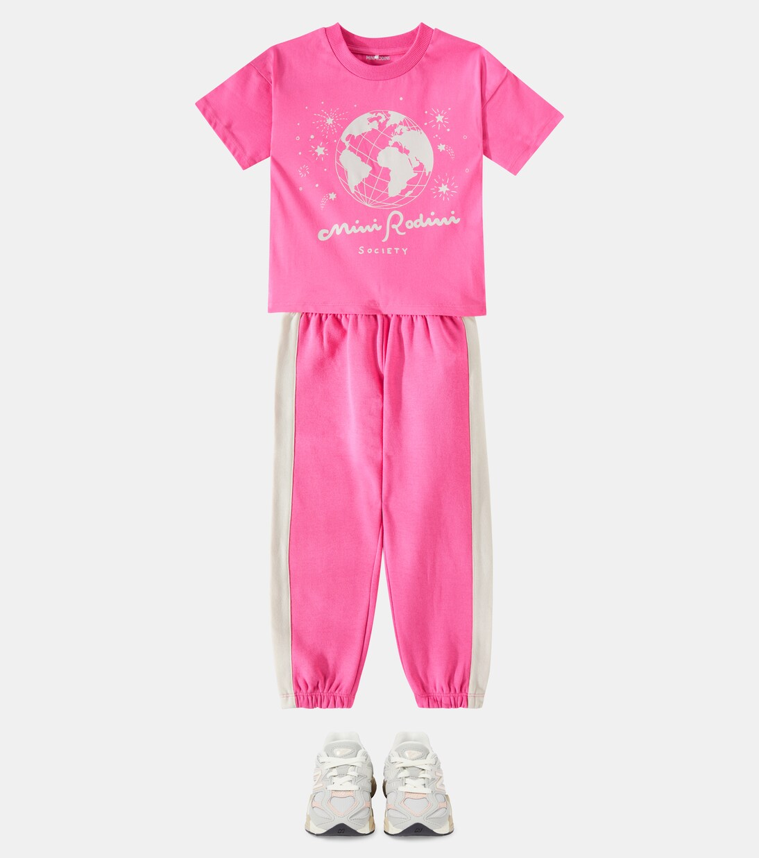 T-Shirt Mini Rodini Society aus Baumwoll-Jersey | Mini Rodini