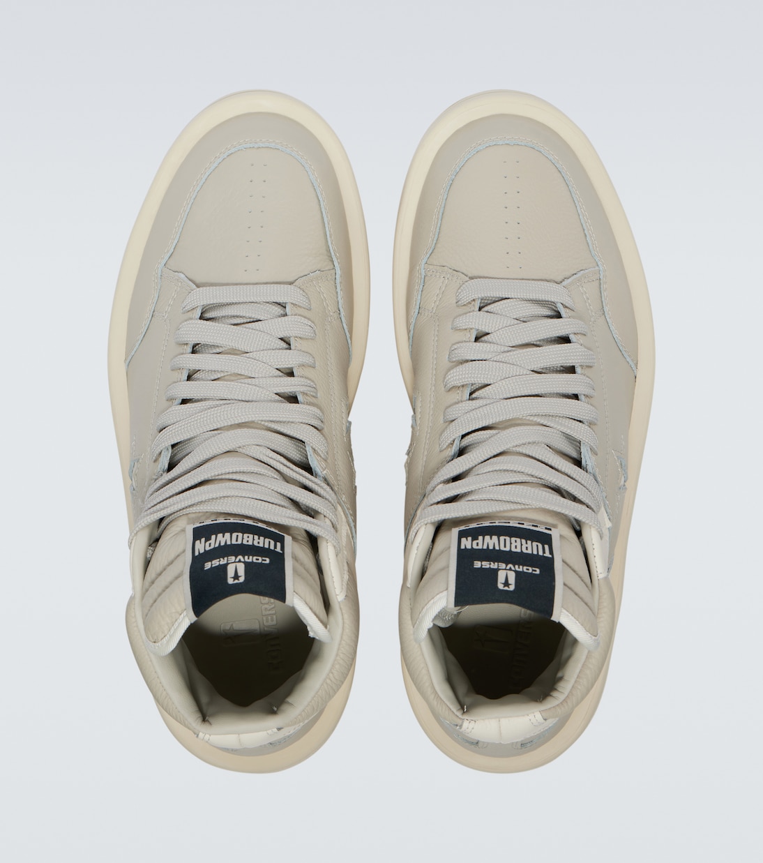 X Converse Sneakers Turbowpn aus Leder | DRKSHDW by Rick Owens