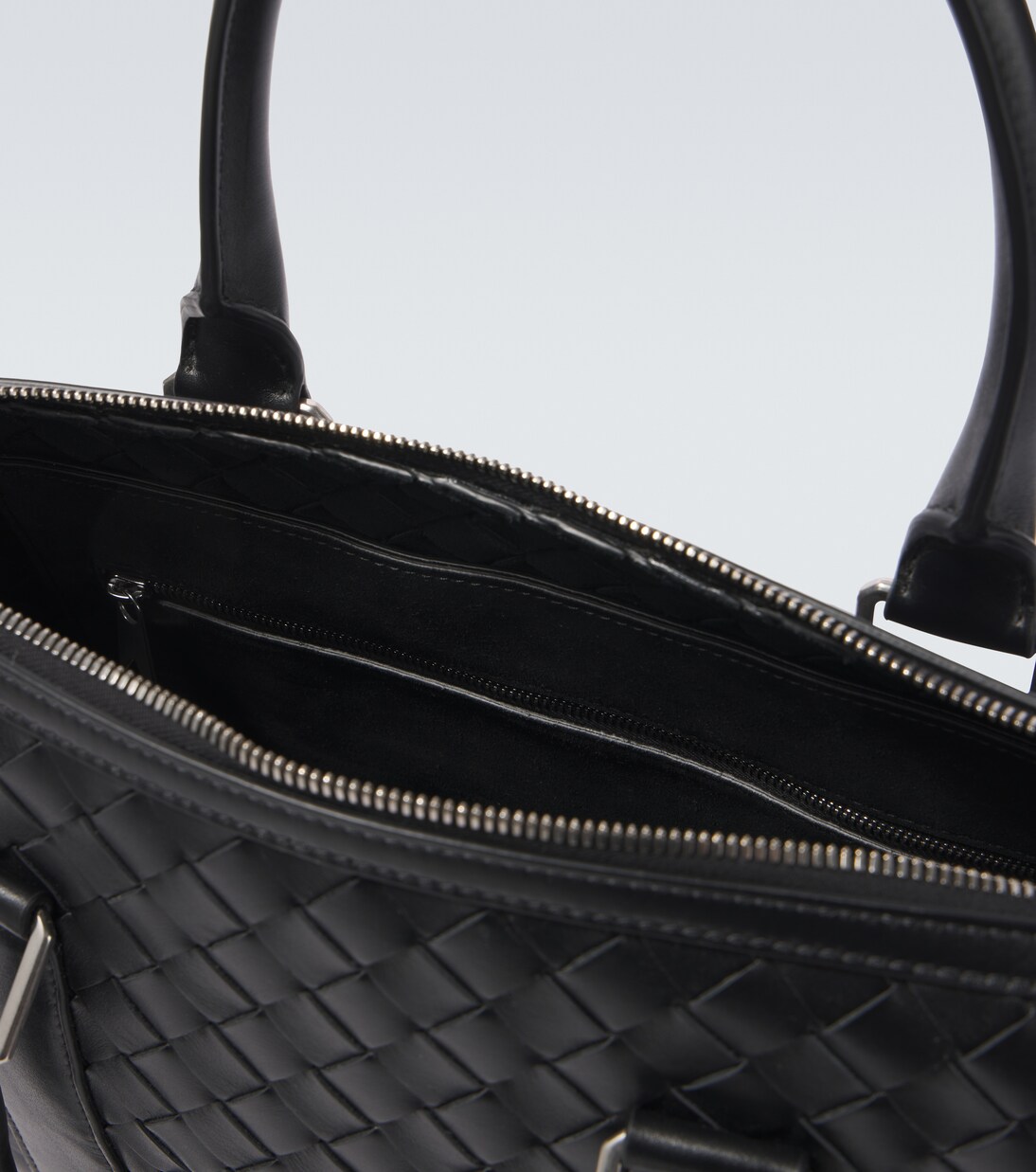 Slim Intrecciato leather briefcase  | Bottega Veneta