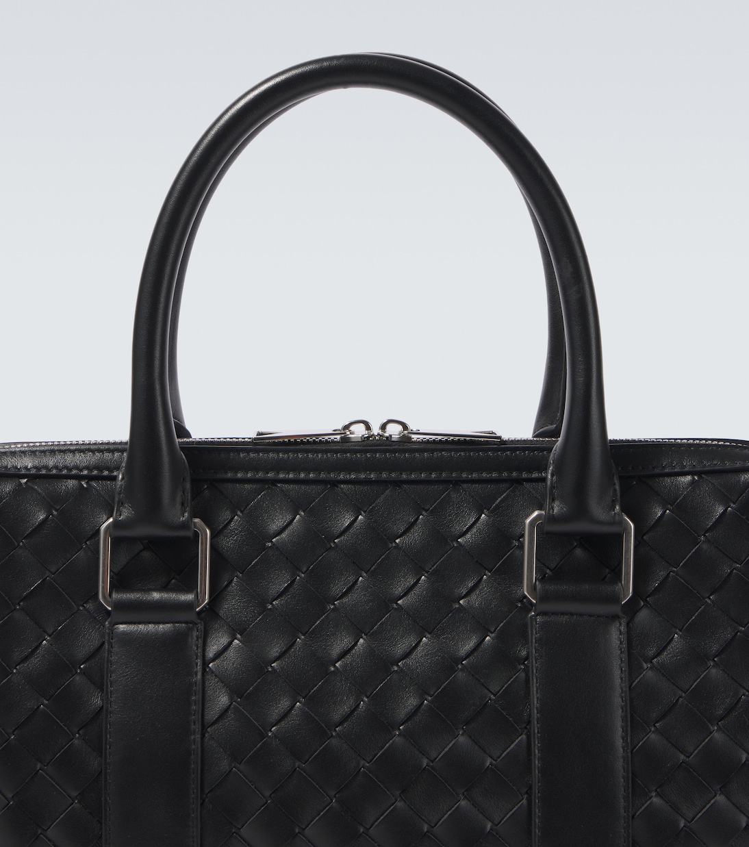 Slim Intrecciato leather briefcase  | Bottega Veneta