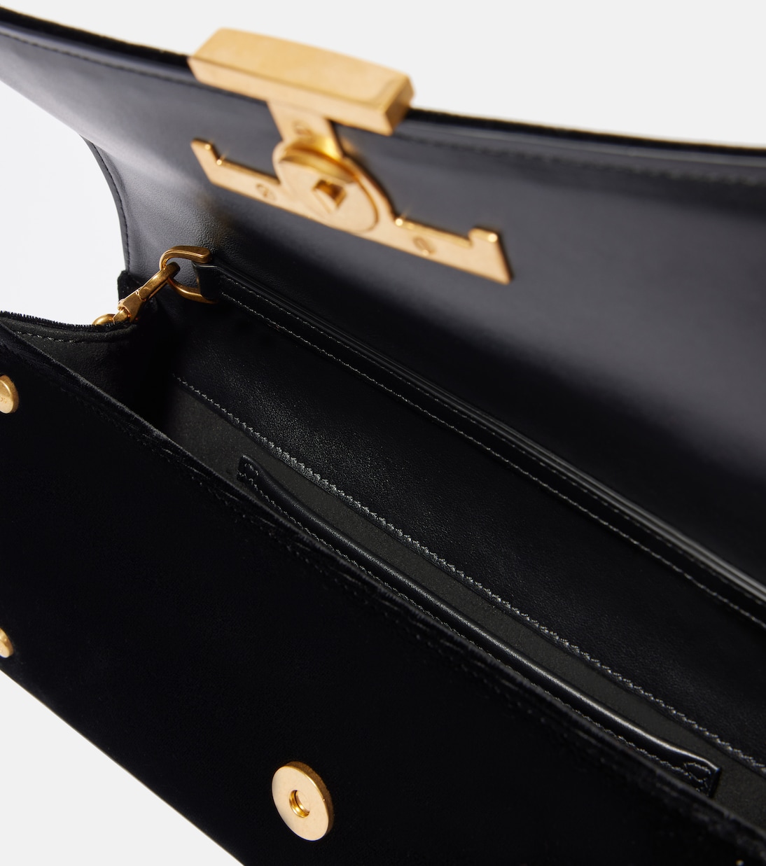 Portafoglio T Timeless Small in velluto con tracolla | Tod's