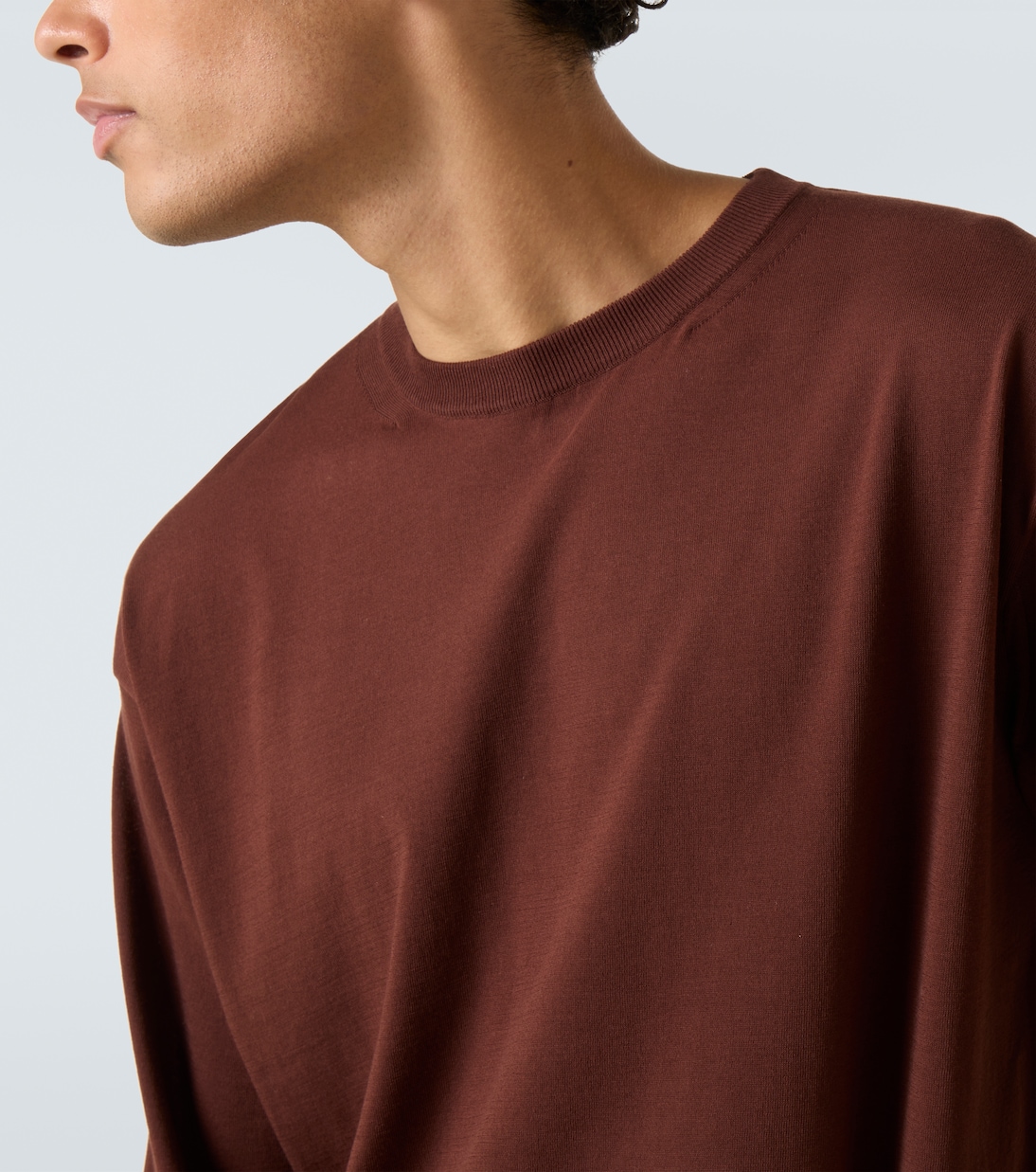 Knitted cotton sweatshirt | Auralee