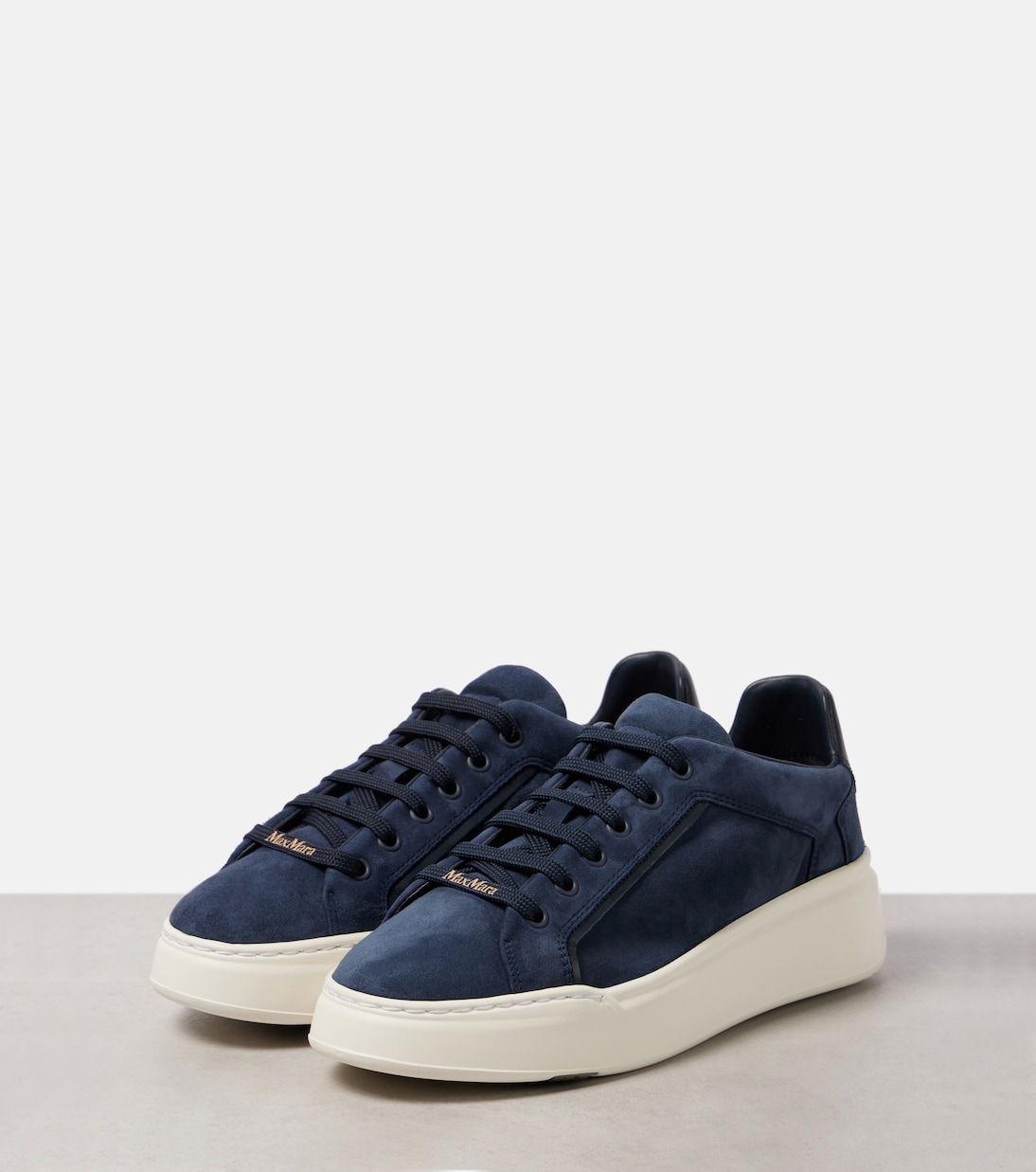 Baskets à plateforme SuperSuede | Max Mara