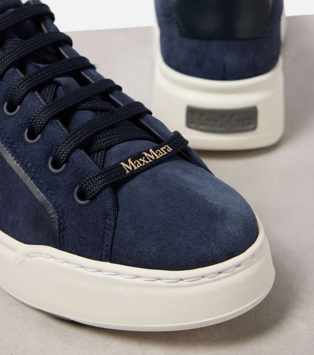 Baskets à plateforme SuperSuede | Max Mara