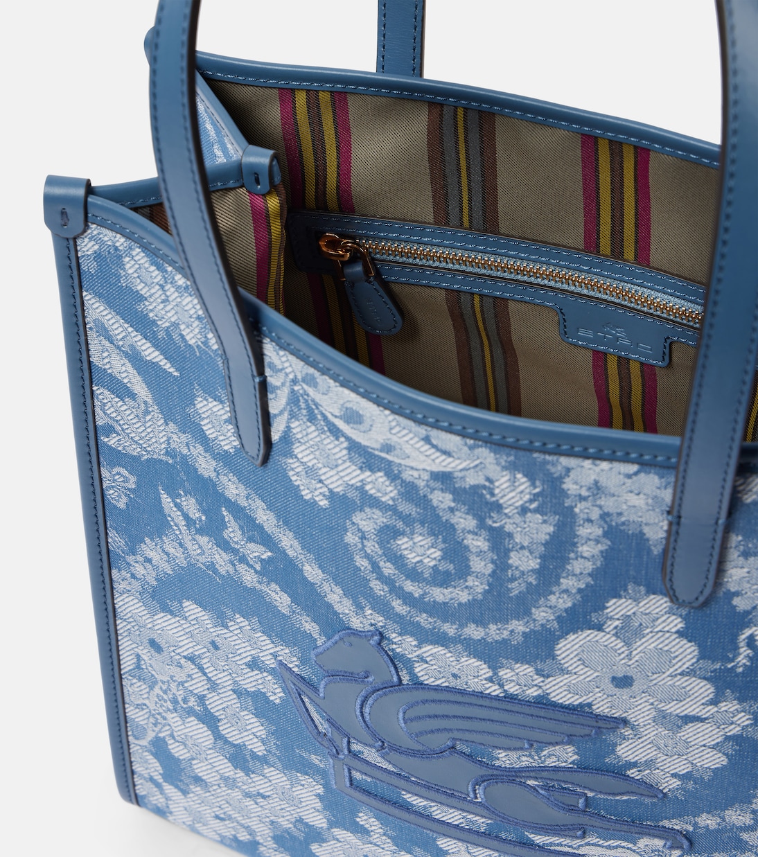 Cabas Love Trotter Medium en jean | Etro