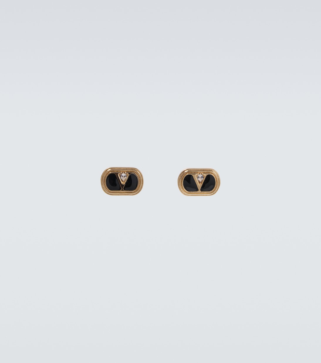 Boucles d'oreilles VGold à ornements | Valentino Garavani