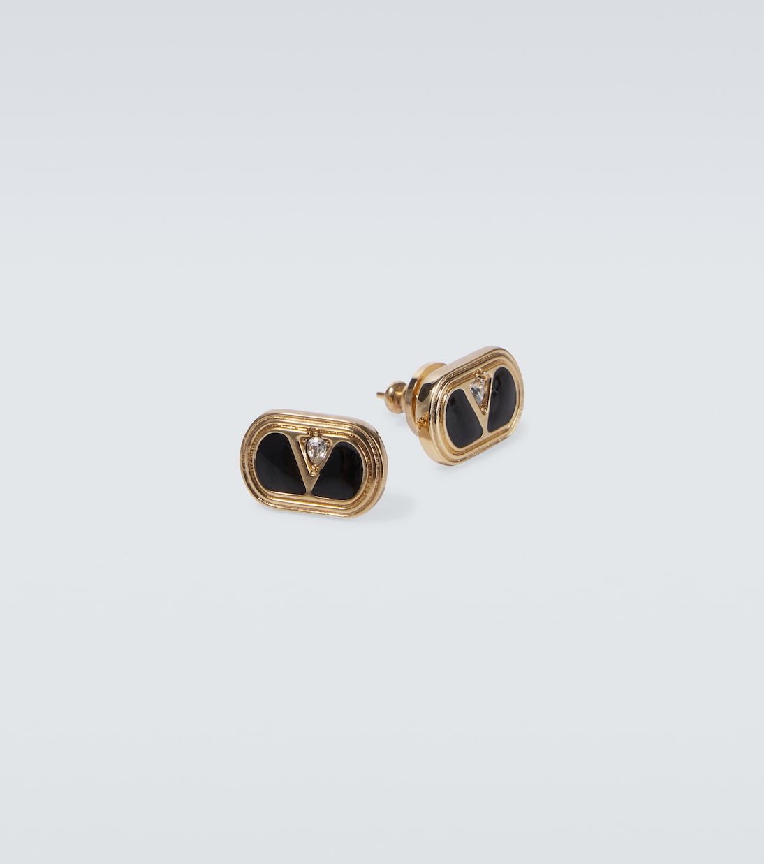 Boucles d'oreilles VGold à ornements | Valentino Garavani