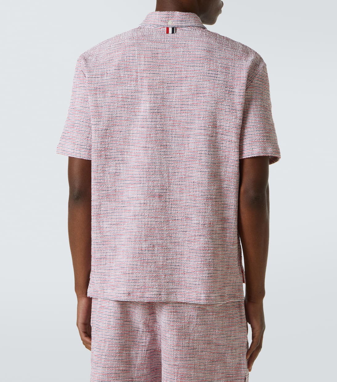 Camicia in tweed di misto cotone | Thom Browne