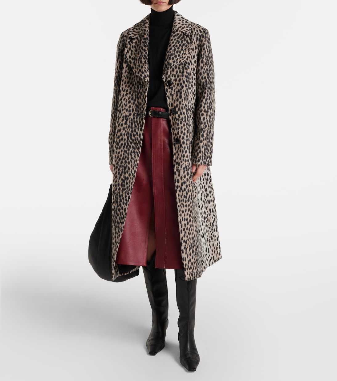 Rosemary leopard-print coat | Rixo