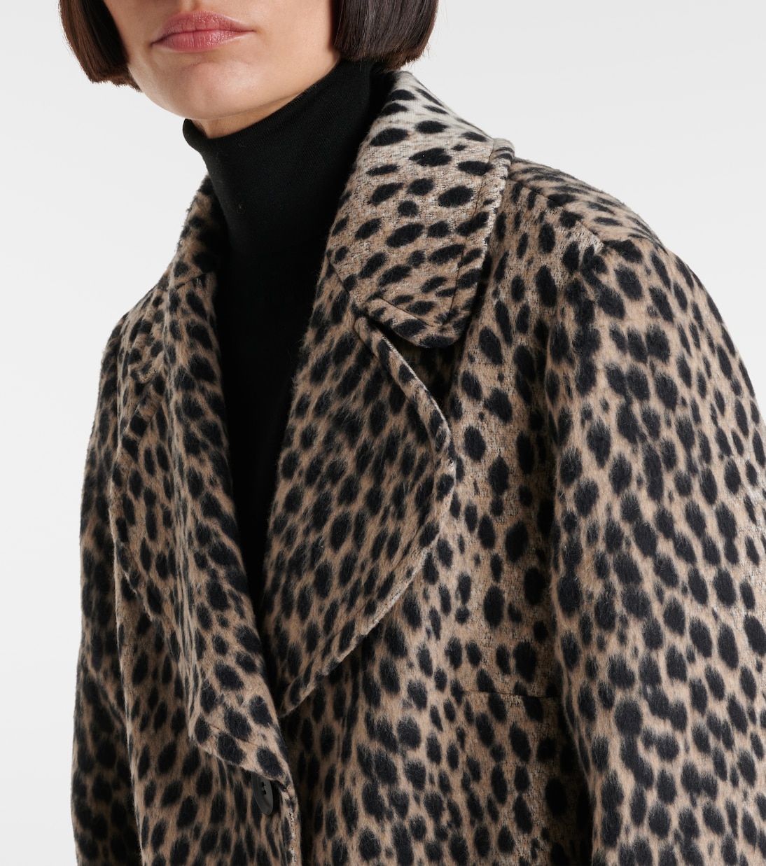 Rosemary leopard-print coat | Rixo