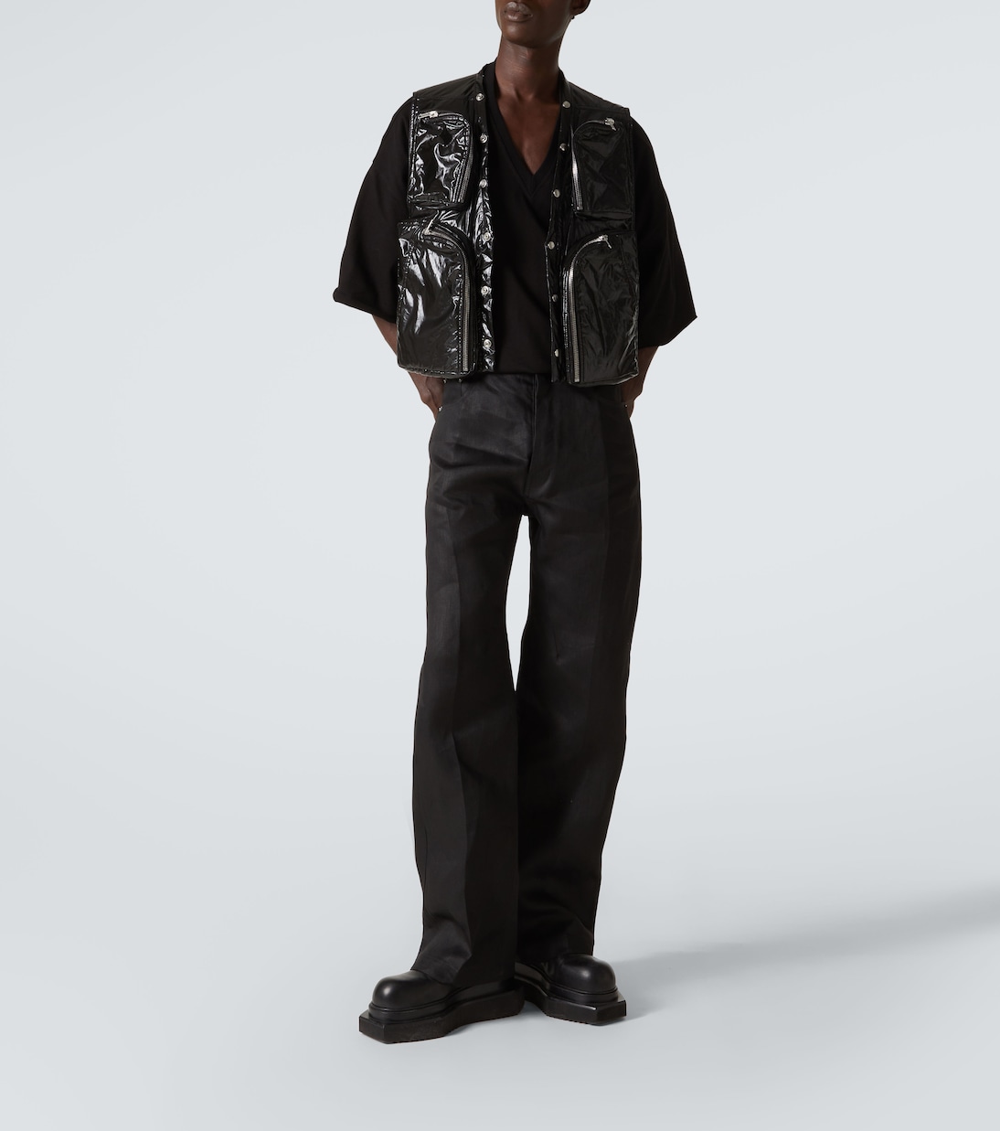 Weite Hose Geth aus Leinen | Rick Owens