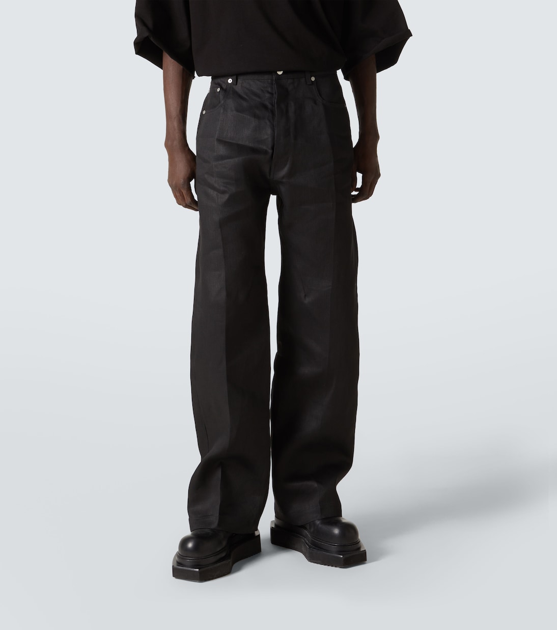 Weite Hose Geth aus Leinen | Rick Owens