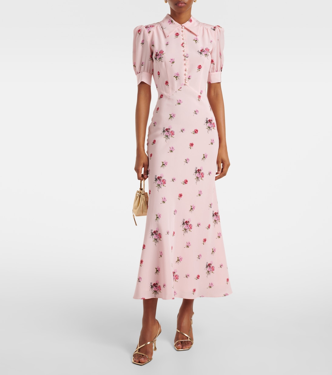 Abito midi in seta | Alessandra Rich